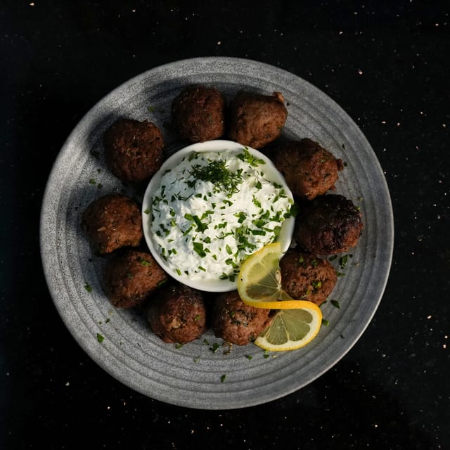 Ouzo Keftedes.