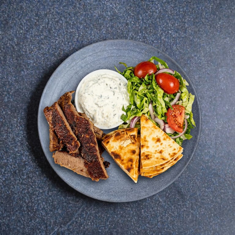 Delicious Gyro Platter Awaits